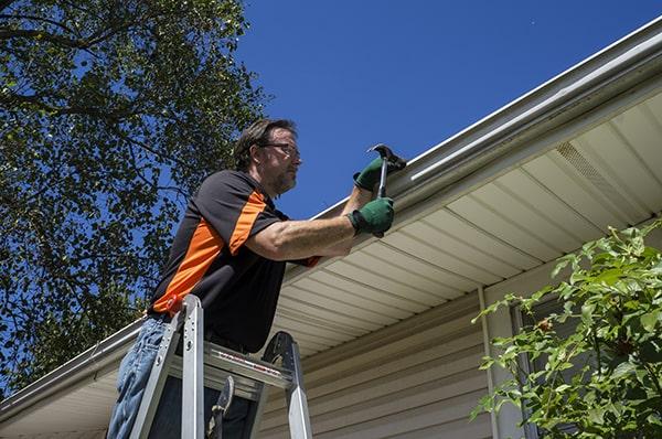 the average cost for a gutter repair varies depending on the extent of the damage